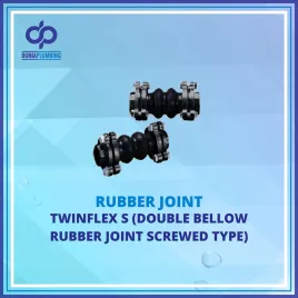 TWINFLEXS Double Bellow Rubber Joint Screwed Type