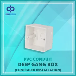 Deep Gang Box Concealed Installation